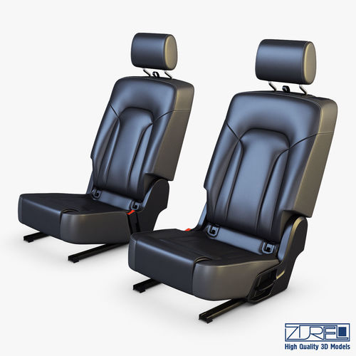 Car Seat Rear 3D model CGTrader