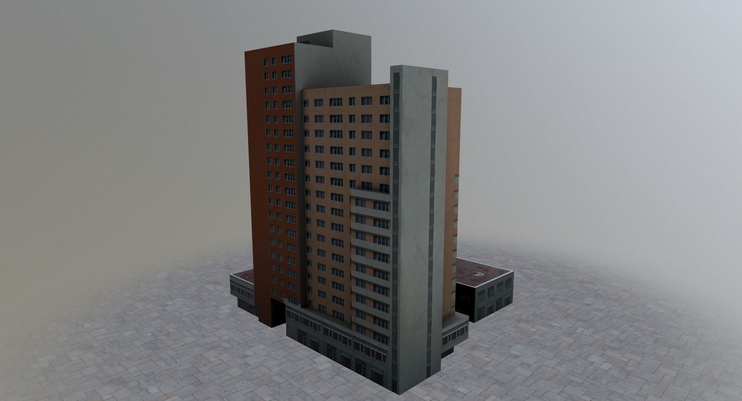 3D model Prague High Rise Pack VR / AR / low-poly | CGTrader