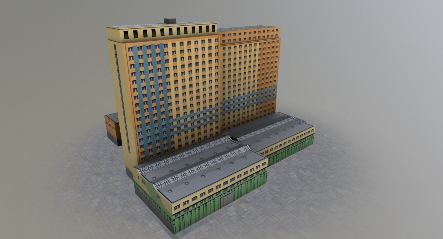 3D model Prague High Rise Pack VR / AR / low-poly | CGTrader