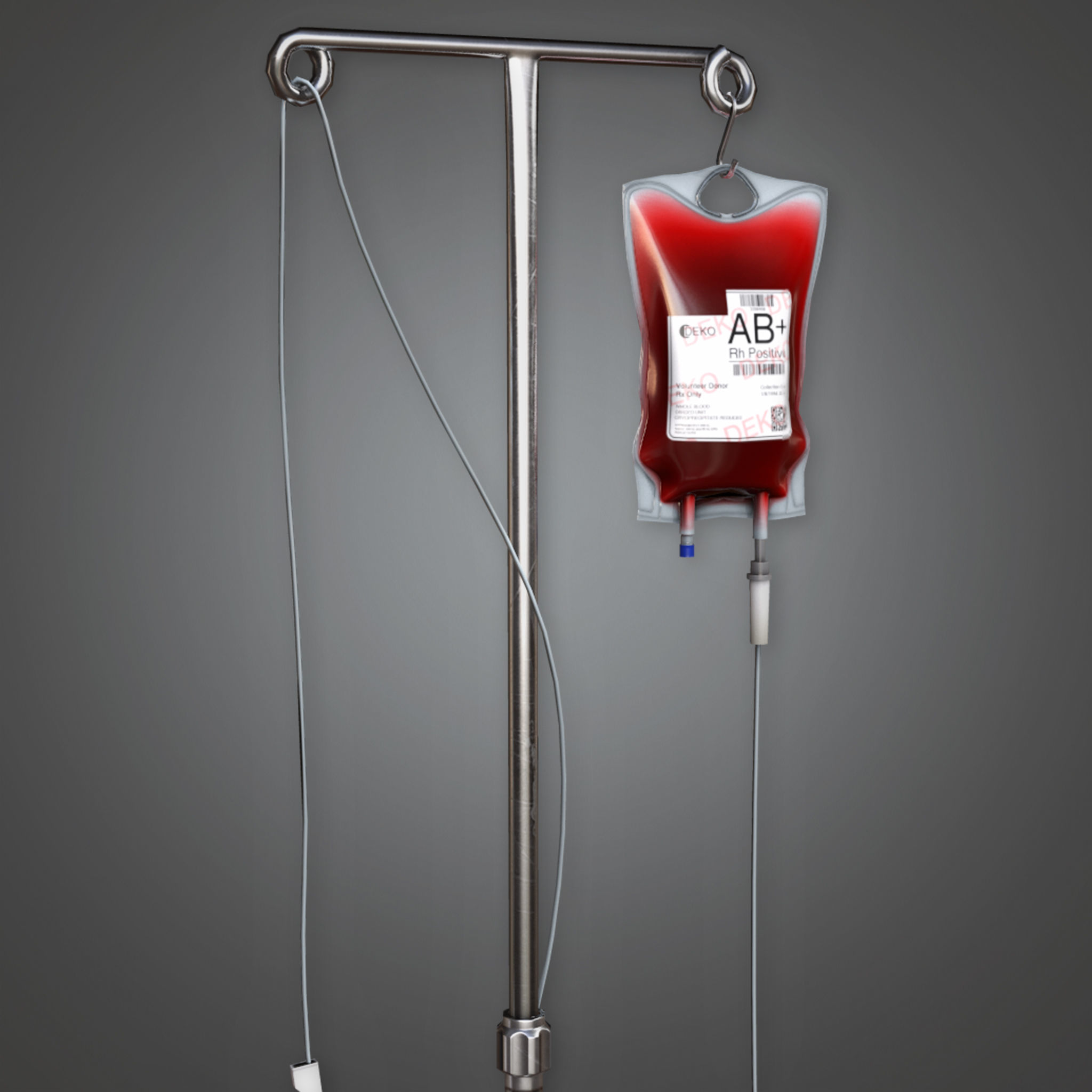 HPL - Medical IV Pole PBR Game Ready