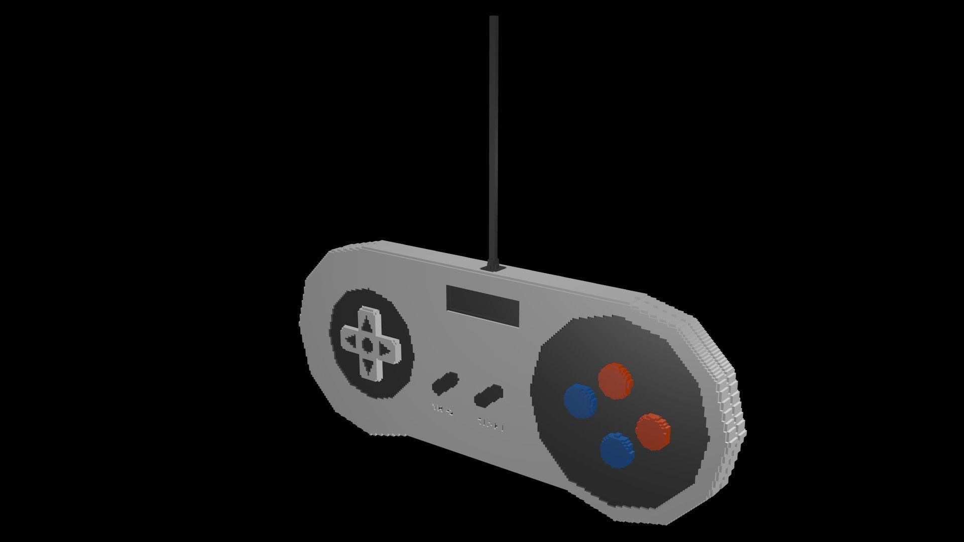 Game Controller voxel 3D model | CGTrader
