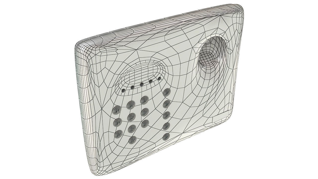 Biometric fingerprint scanner 3D model | CGTrader