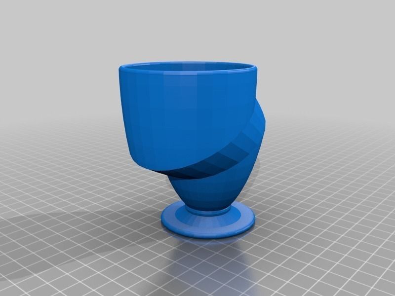 Plain Goblet free 3D model 3D printable | CGTrader