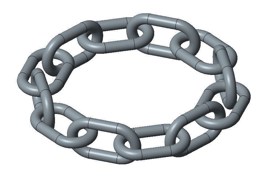 3D Printable Model Chain CGTrader