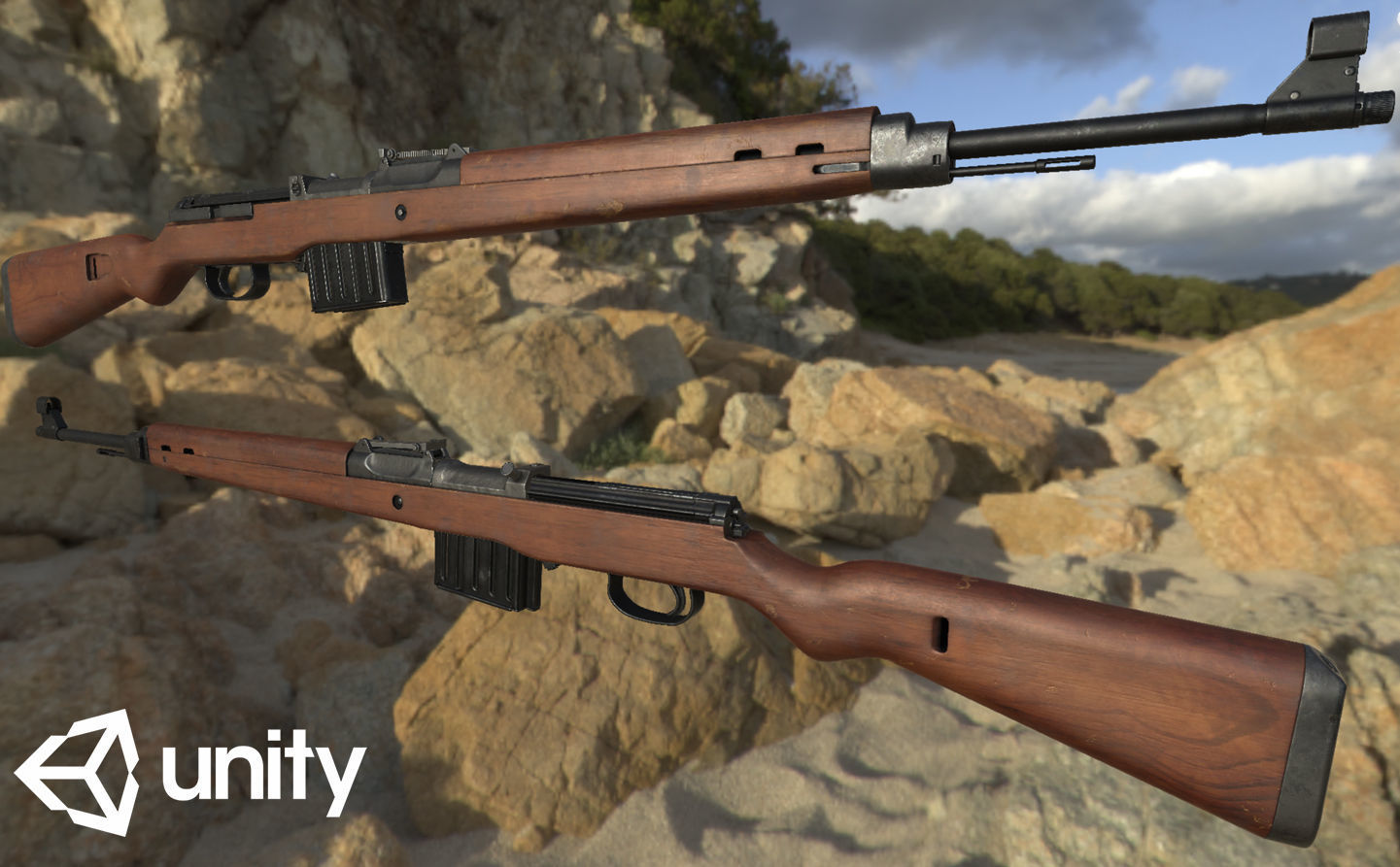 G43 Rifle Icon 3D model Gewehr 43 Rifle VR / AR / low-poly | CGTrader