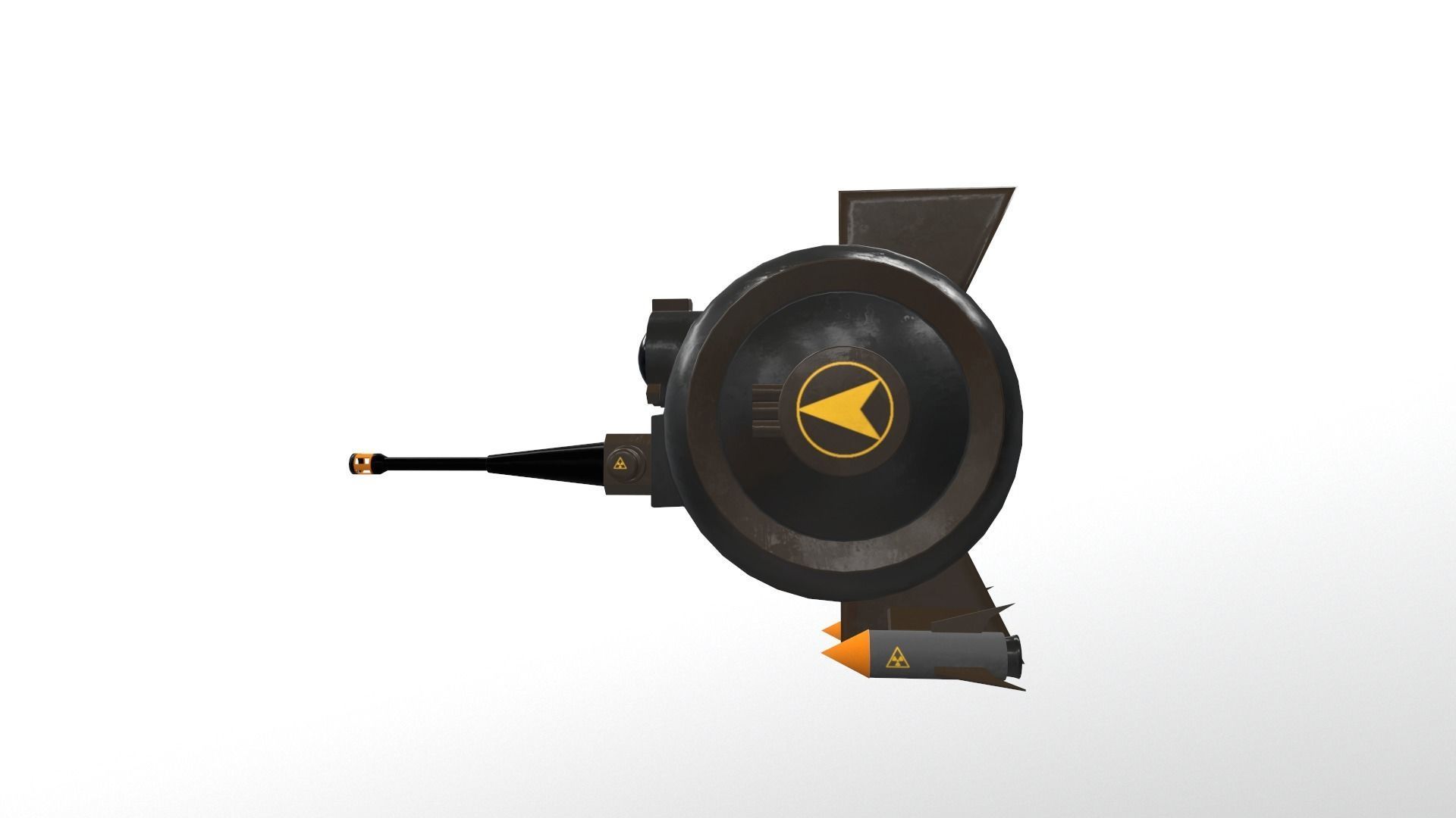 BattleBot Black free VR / AR / low-poly 3D model | CGTrader