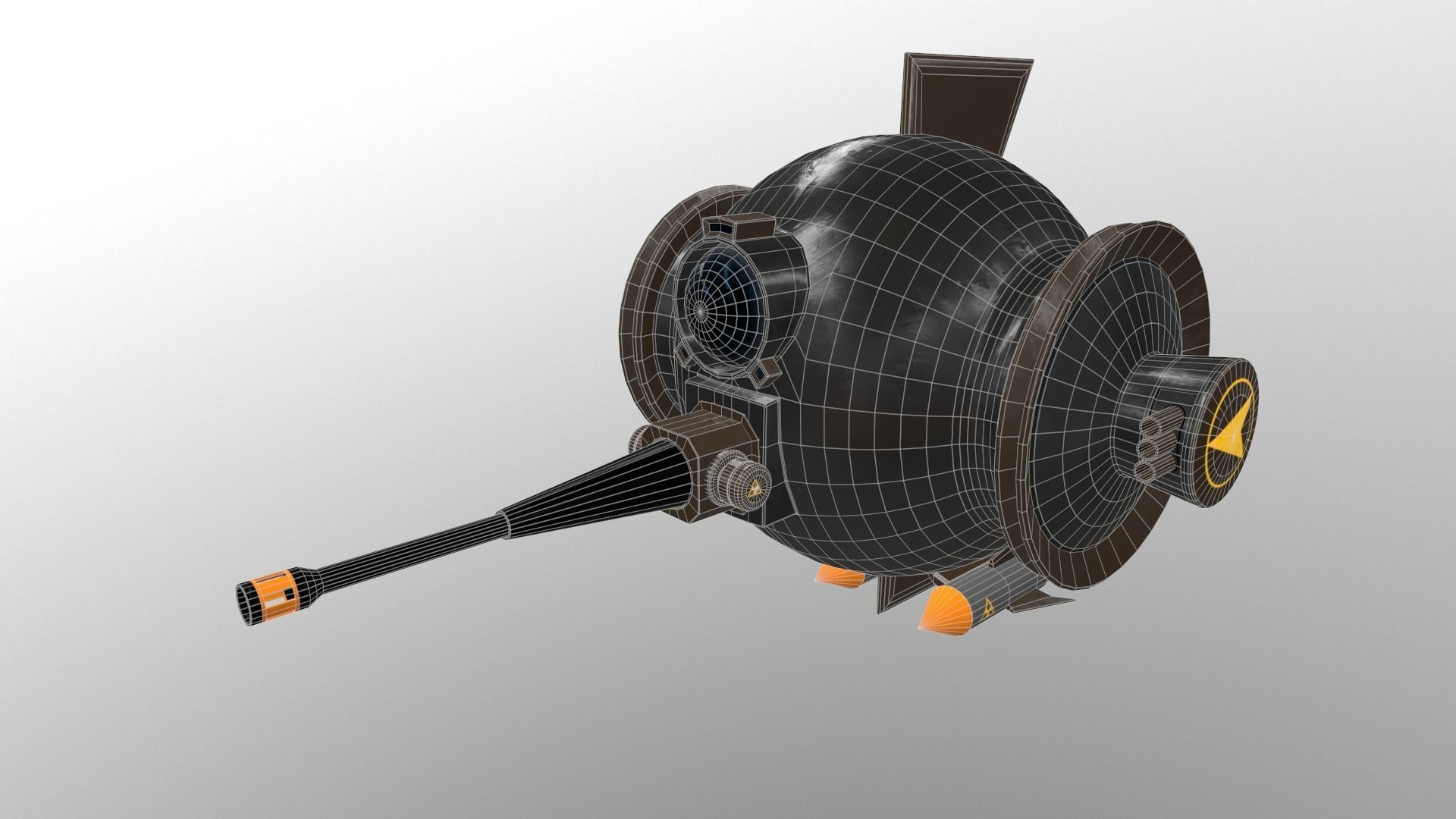 BattleBot Black free VR / AR / low-poly 3D model | CGTrader