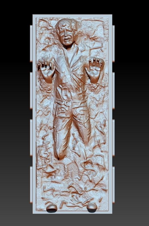 Han solo carbonite 3D model 3D printable | CGTrader