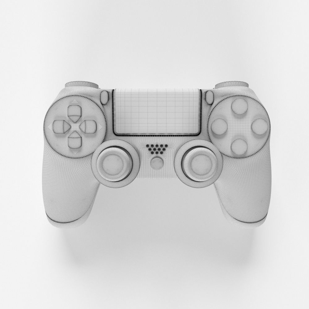 Sony PlayStation 4 DualShock Controller Berry Blue Edition 3D model