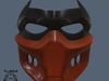 Red Hood Mask 3D model 3D printable | CGTrader