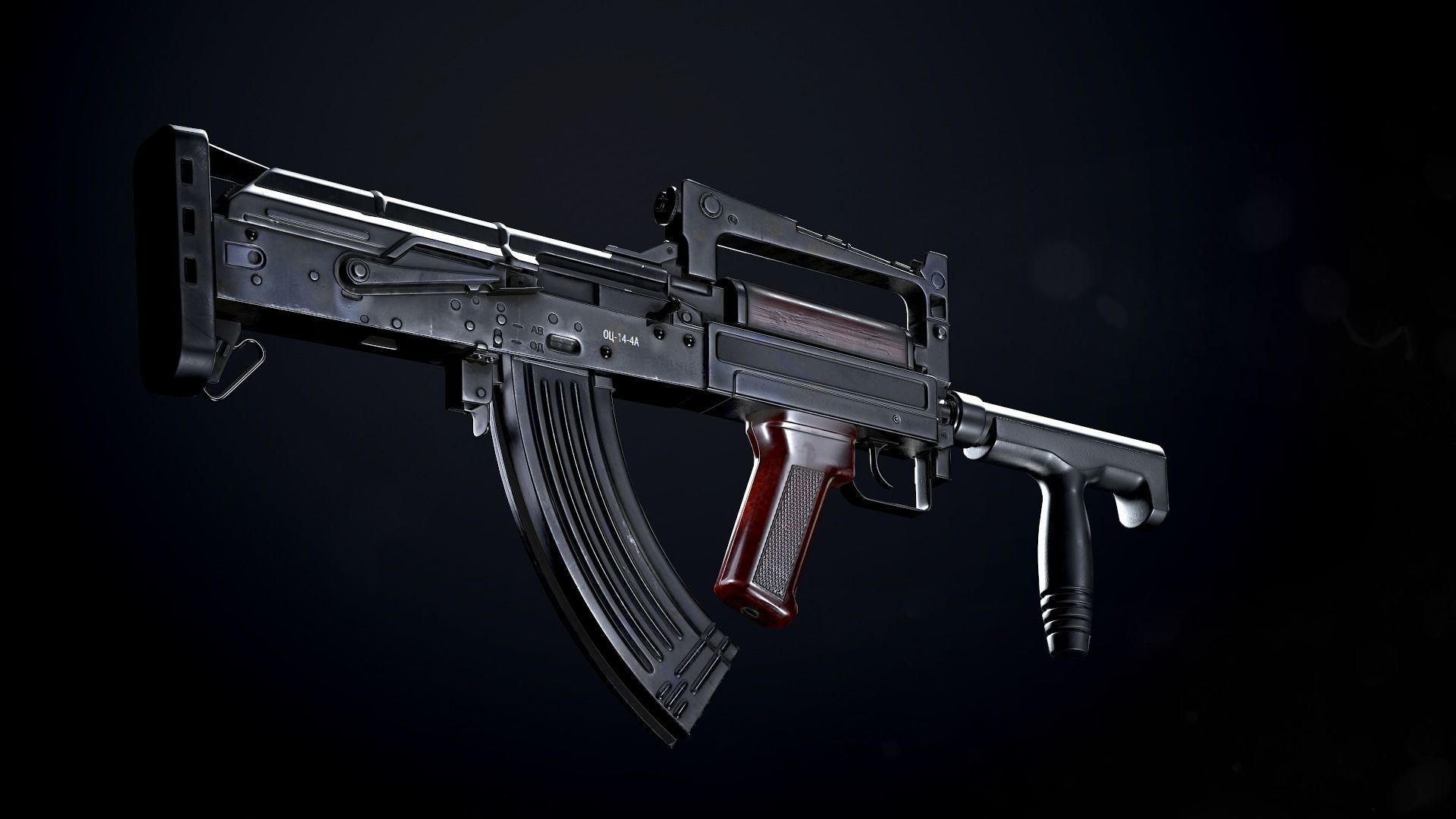 3D model OTs-14 Groza Variants PBR VR / AR / low-poly | CGTrader