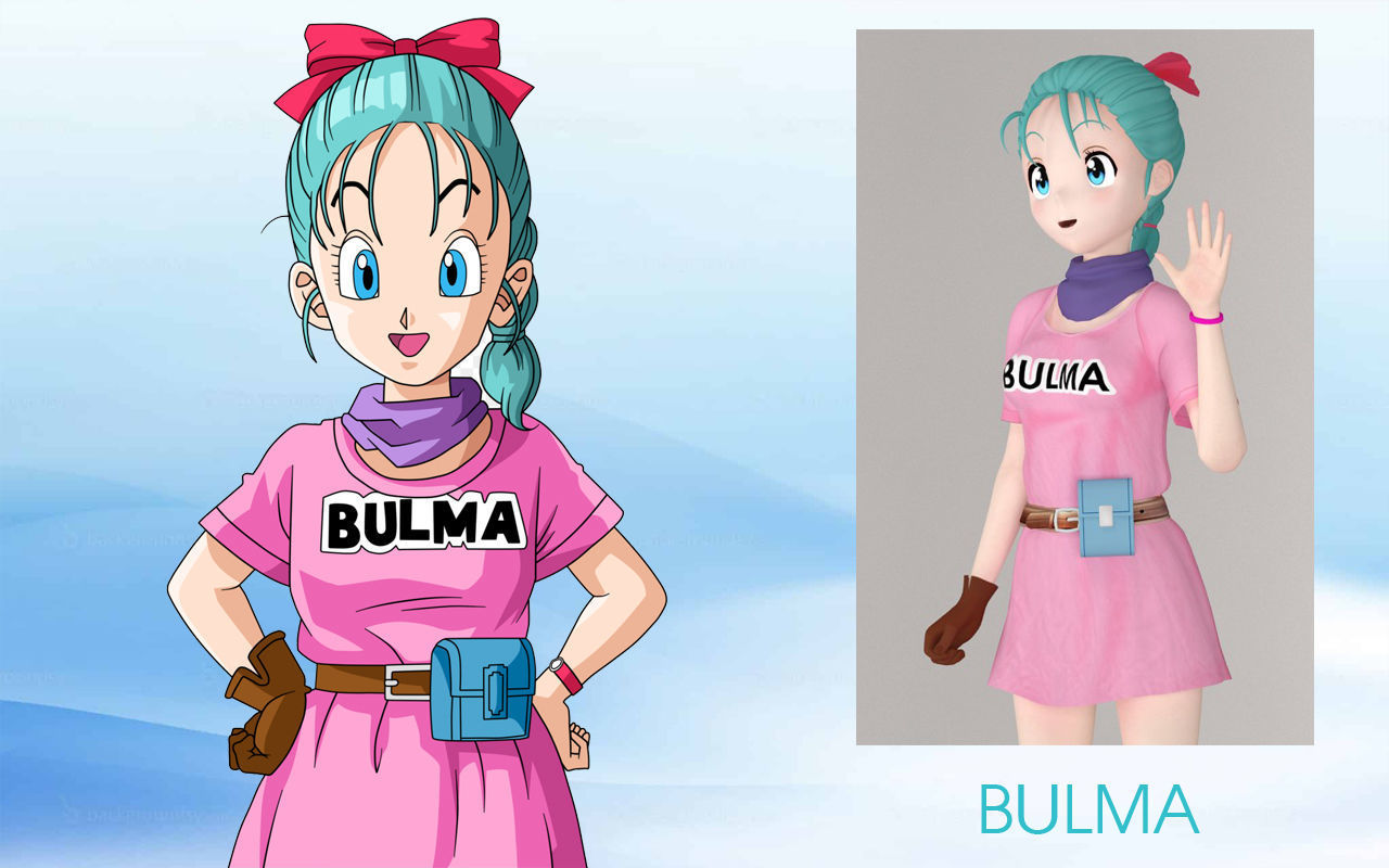 Anime girls collection 3D model_19