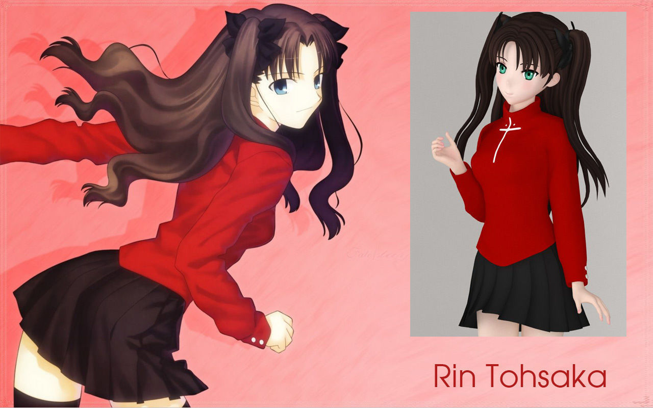 Anime girls collection 3D model_55