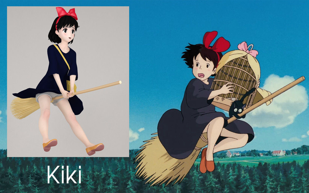 Anime girls collection 3D model_50