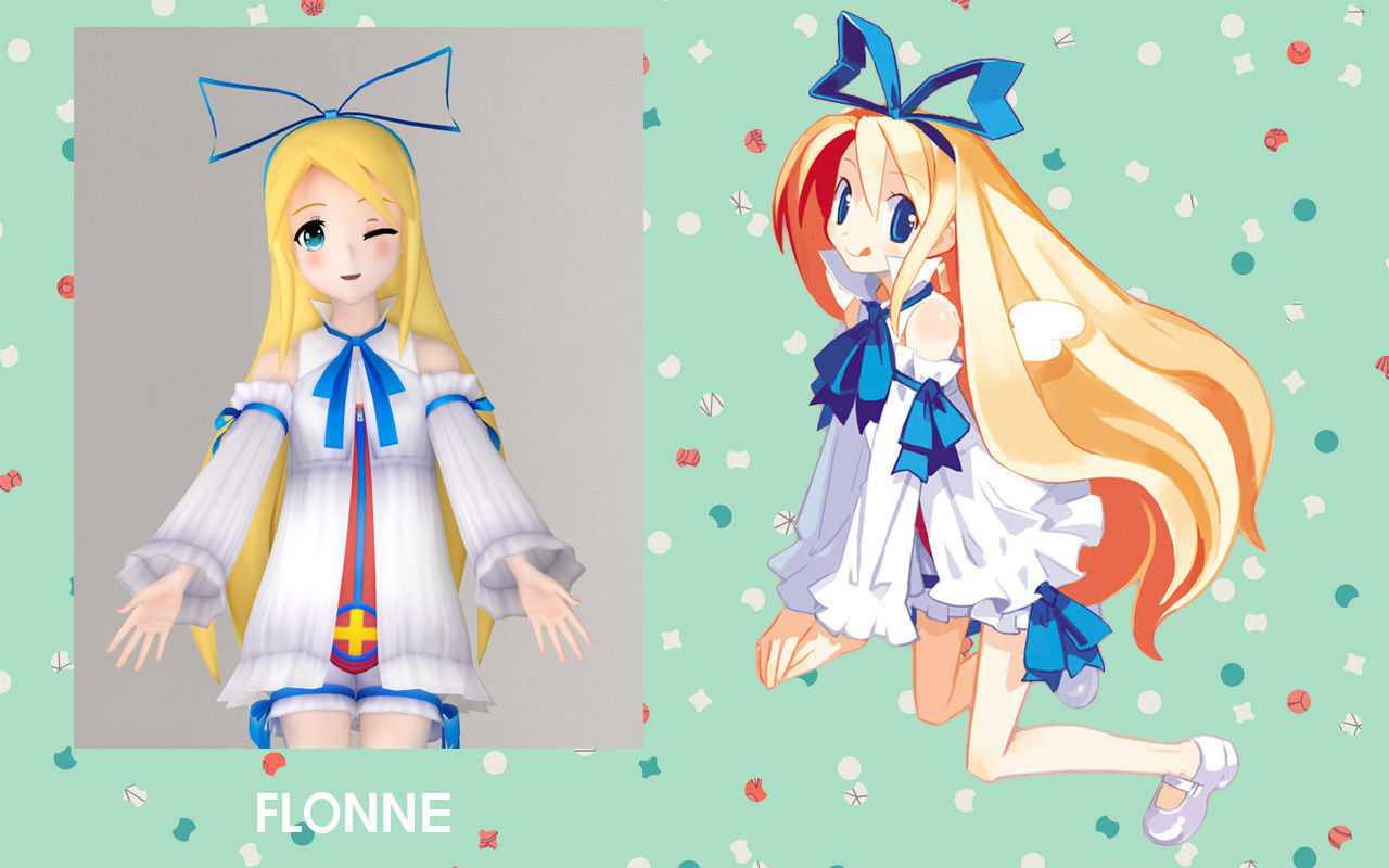 Anime girls collection 3D model_36