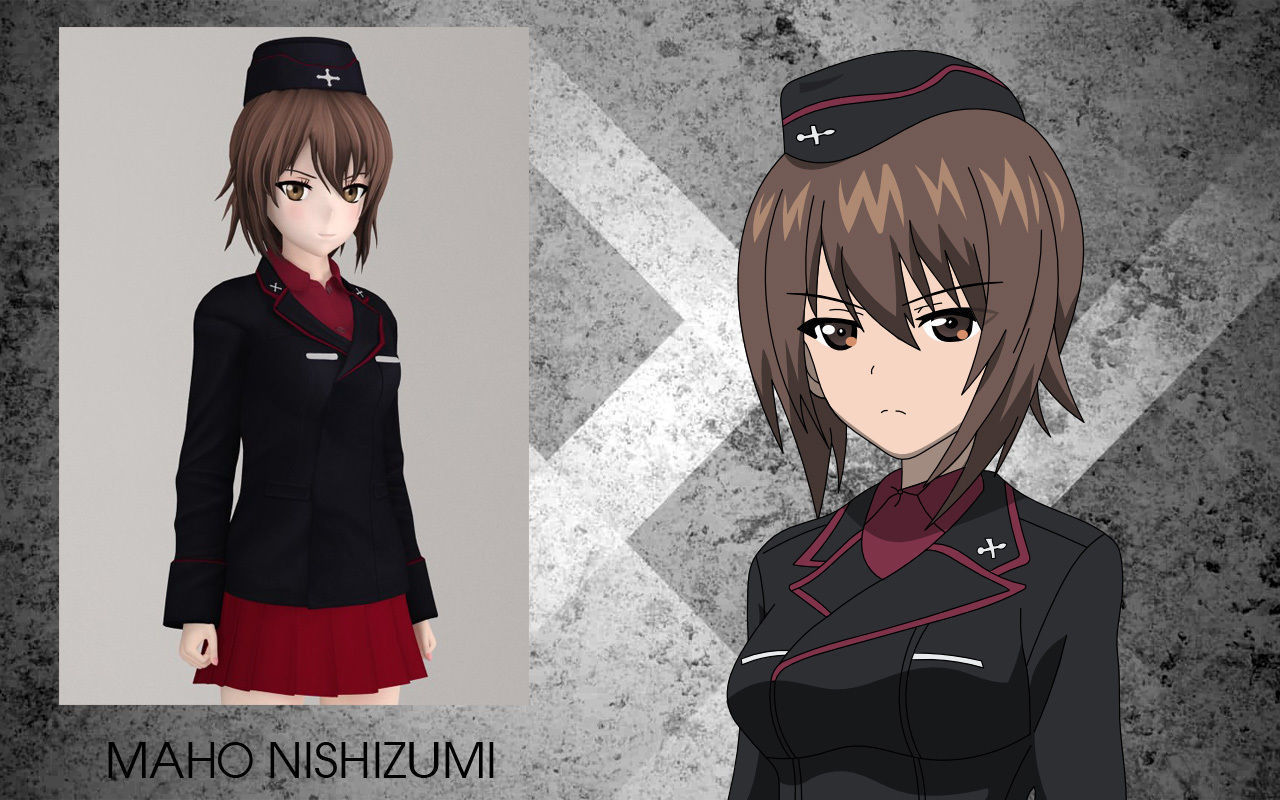 Anime girls collection 3D model_29