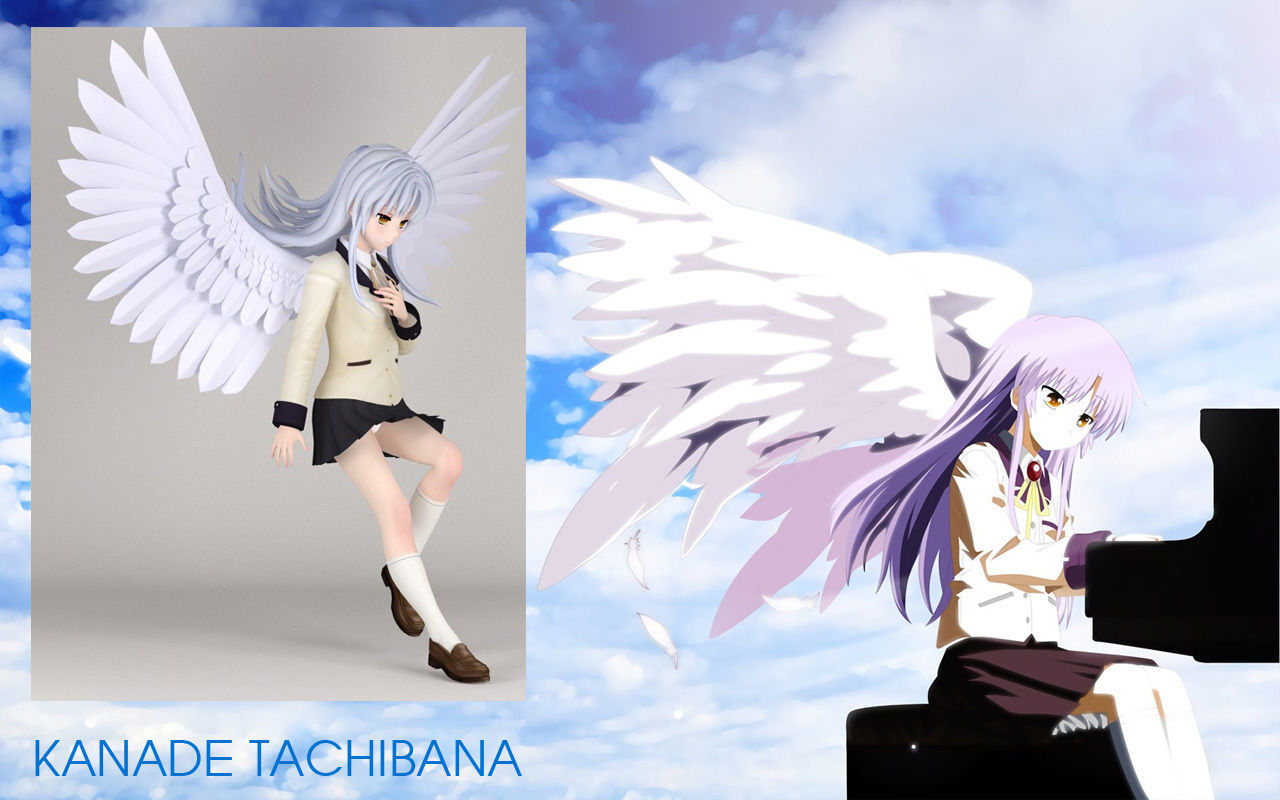 Anime girls collection 3D model_26