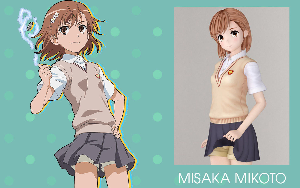 Anime girls collection 3D model_52