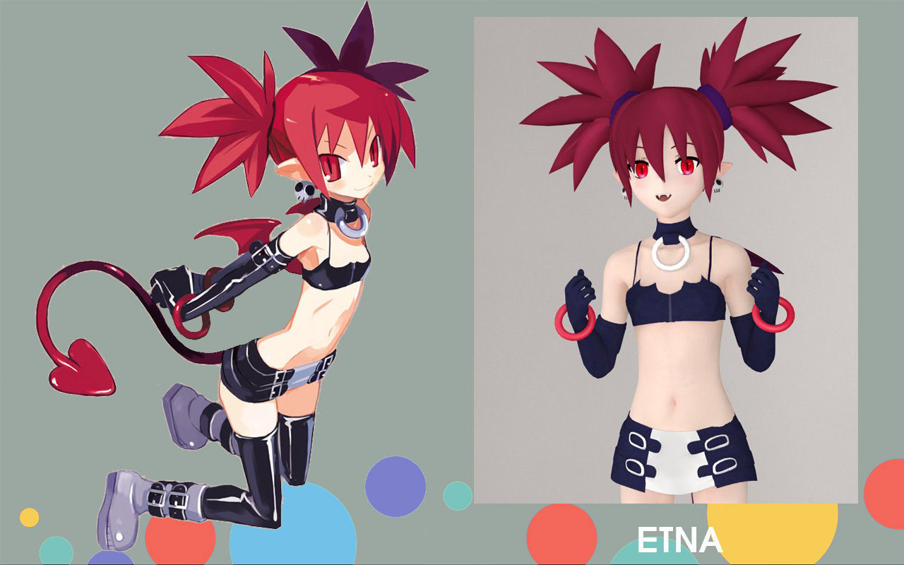 Anime girls collection 3D model_37