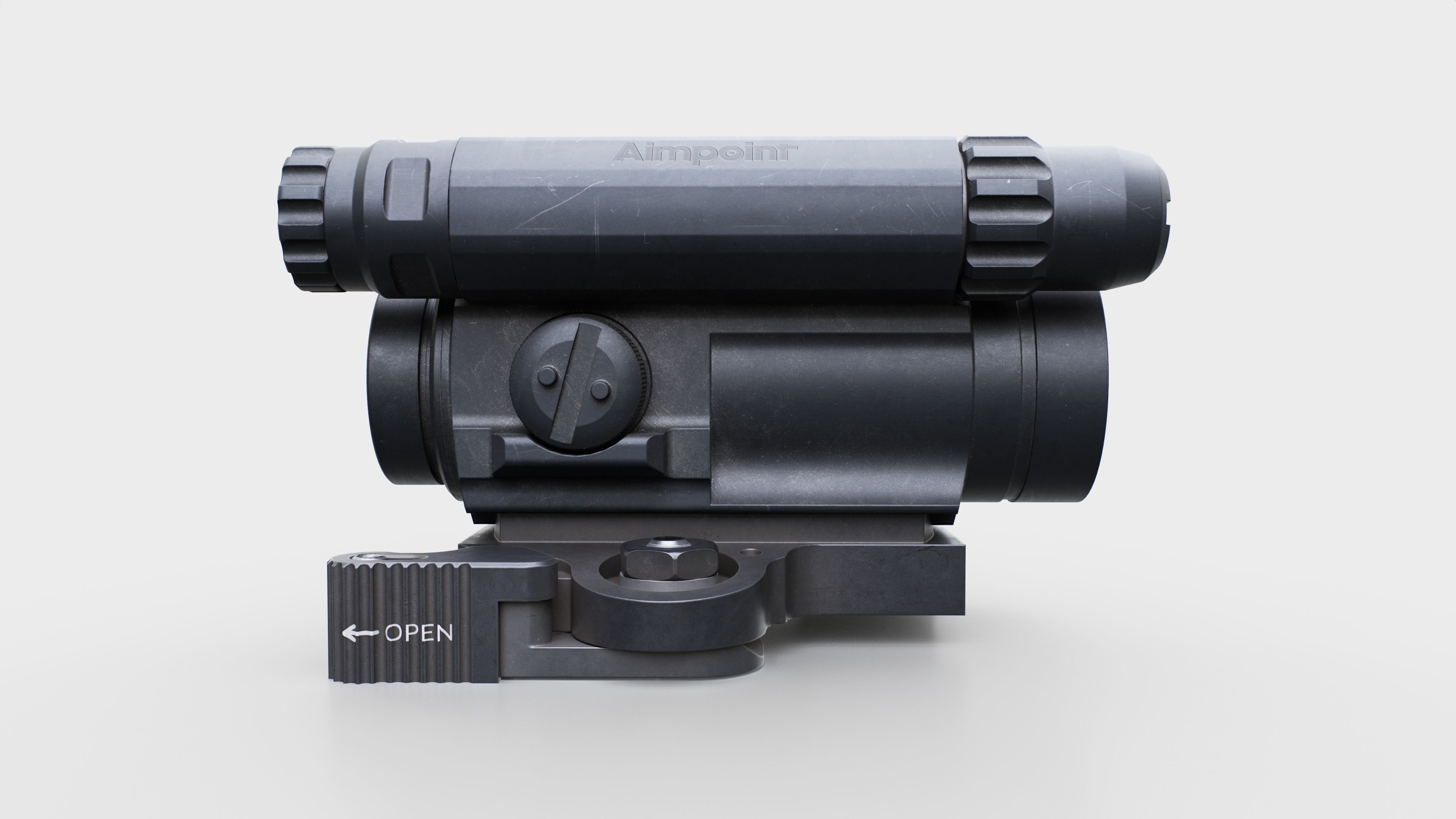 Comp5 Sight 3D model Aimpoint CompM5 Red Dot Sight VR / AR / low-poly | CGTrader