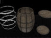 3D model Wooden Barrel - Game Ready - VR AR VR / AR / low-poly | CGTrader