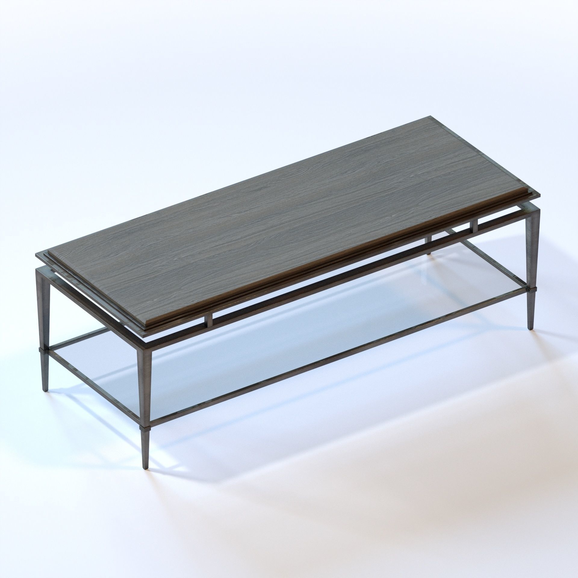 Lexington Ariana Athene Rectangular Coffee Table 3D model CGTrader