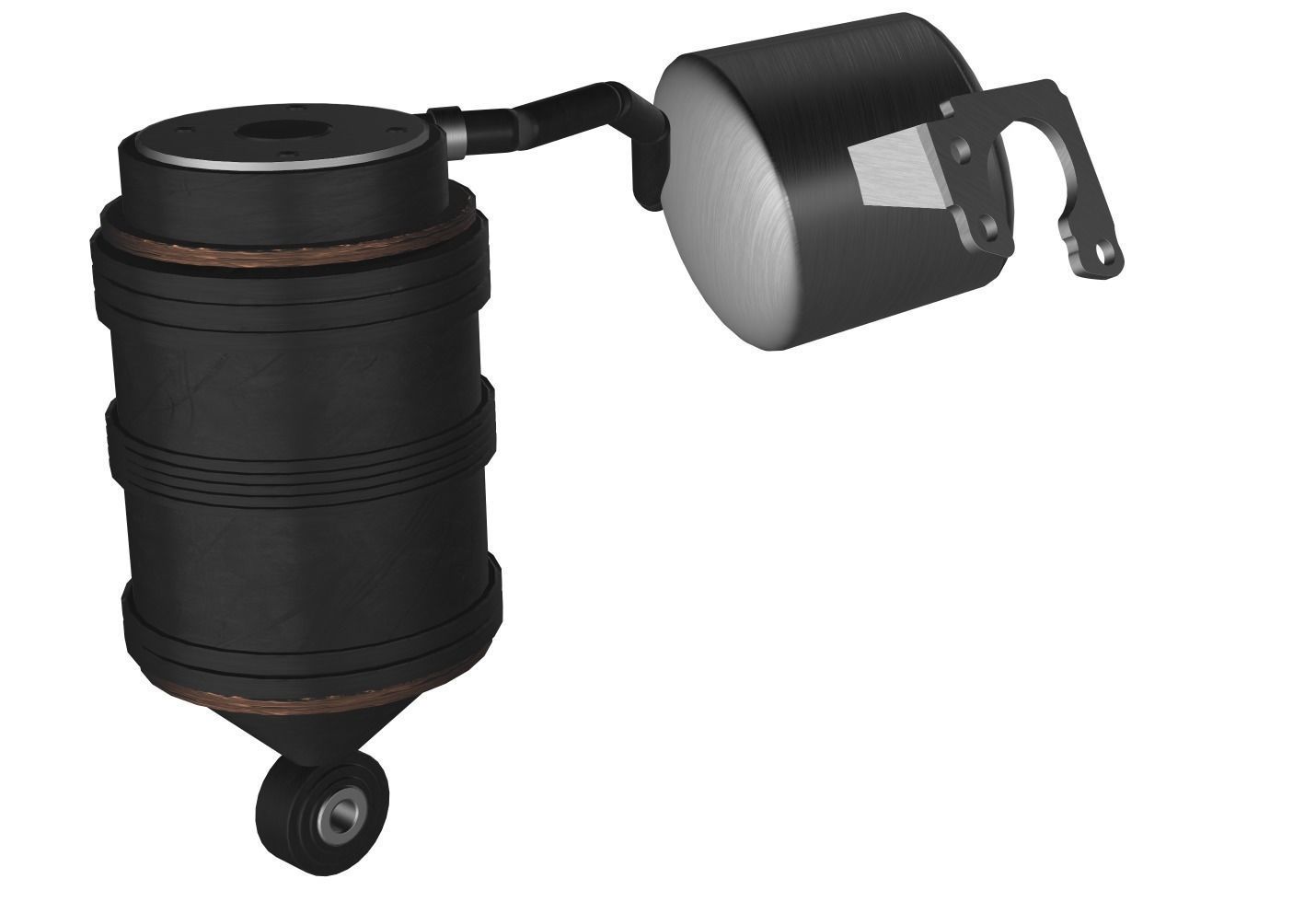 3D model REAR AIR SUSPENSION AND TANK CGTrader