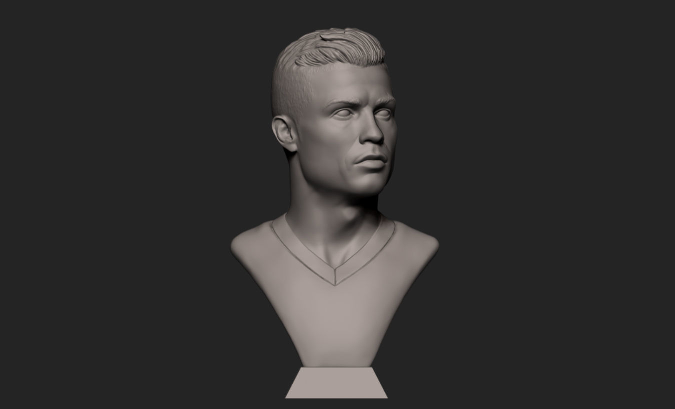 3d Print Model Miniatures Cristiano Ronaldo Cgtrader