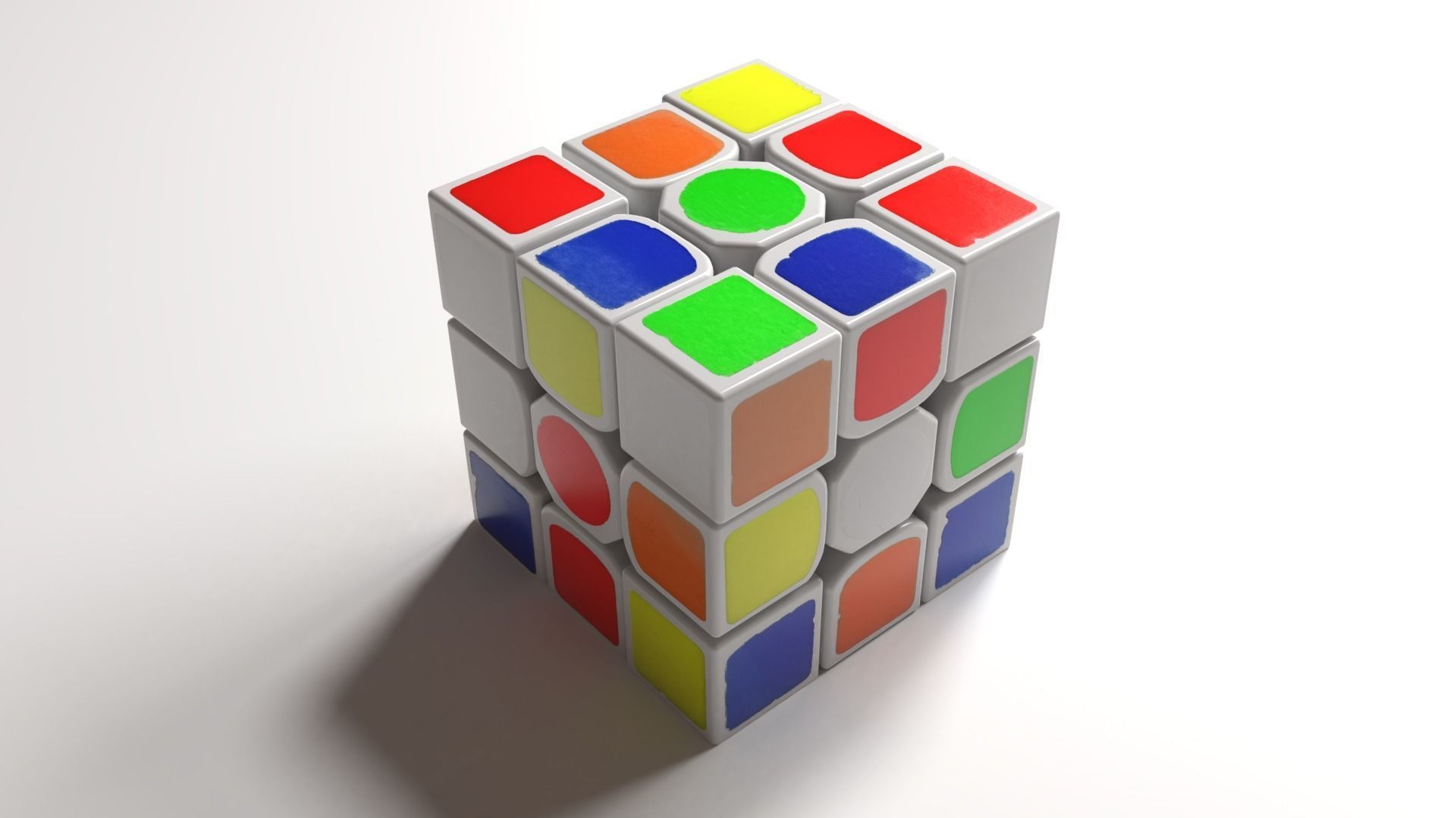 Magic Cube Puzzle 3D model CGTrader