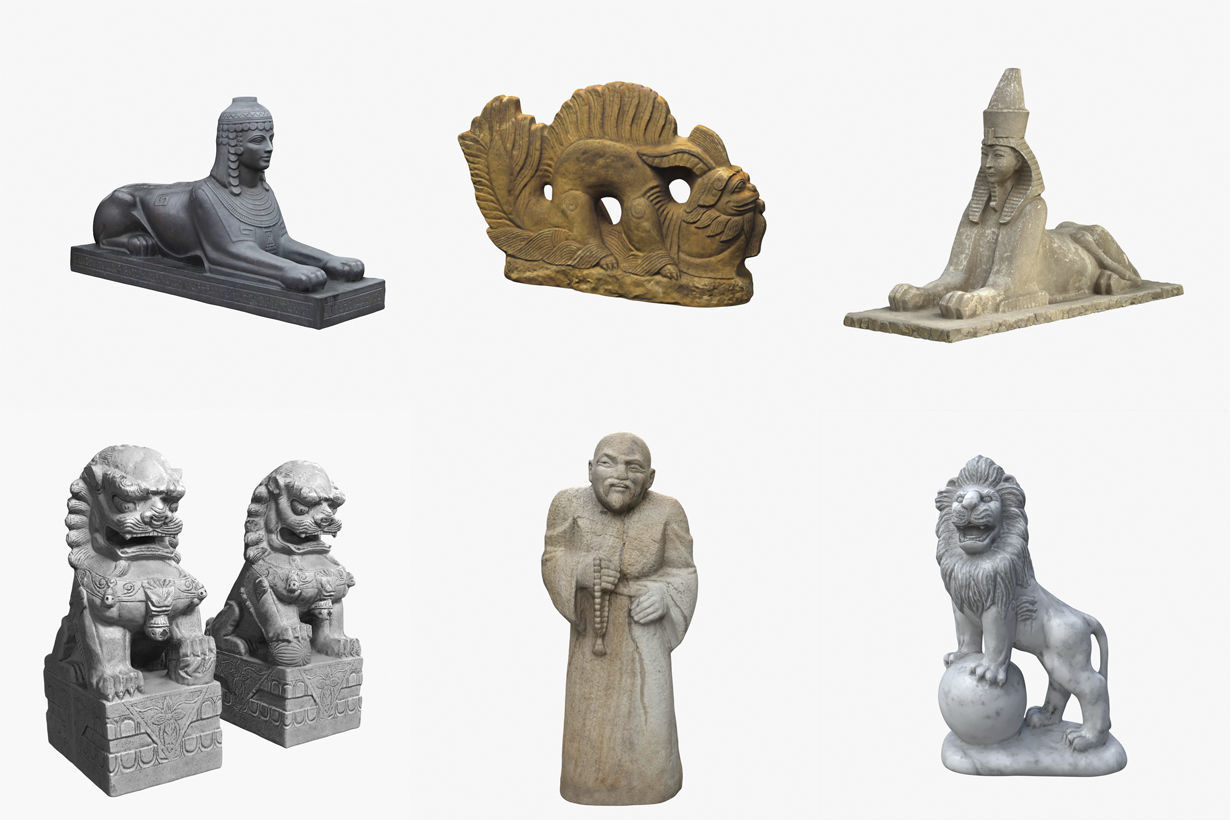 Collection of Asian Sculpture 3D Scanned Models