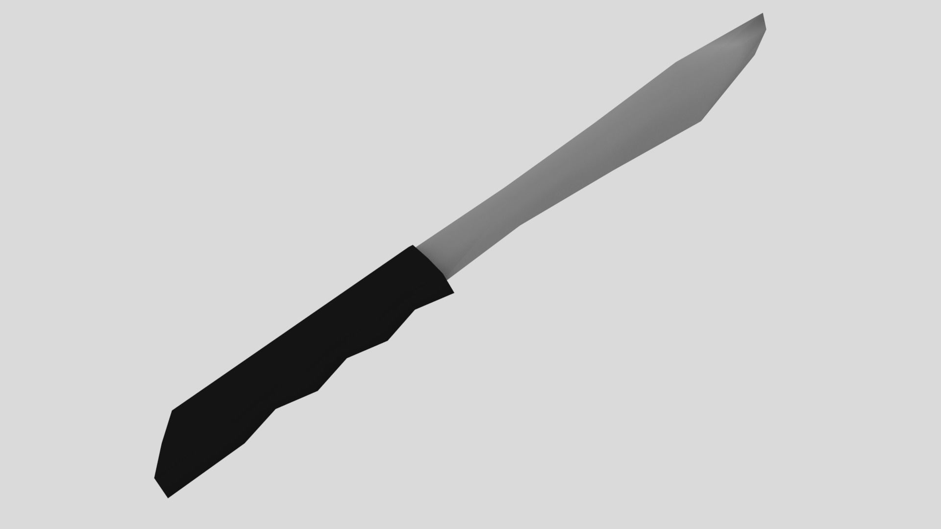 Knife Low-poly 3D model