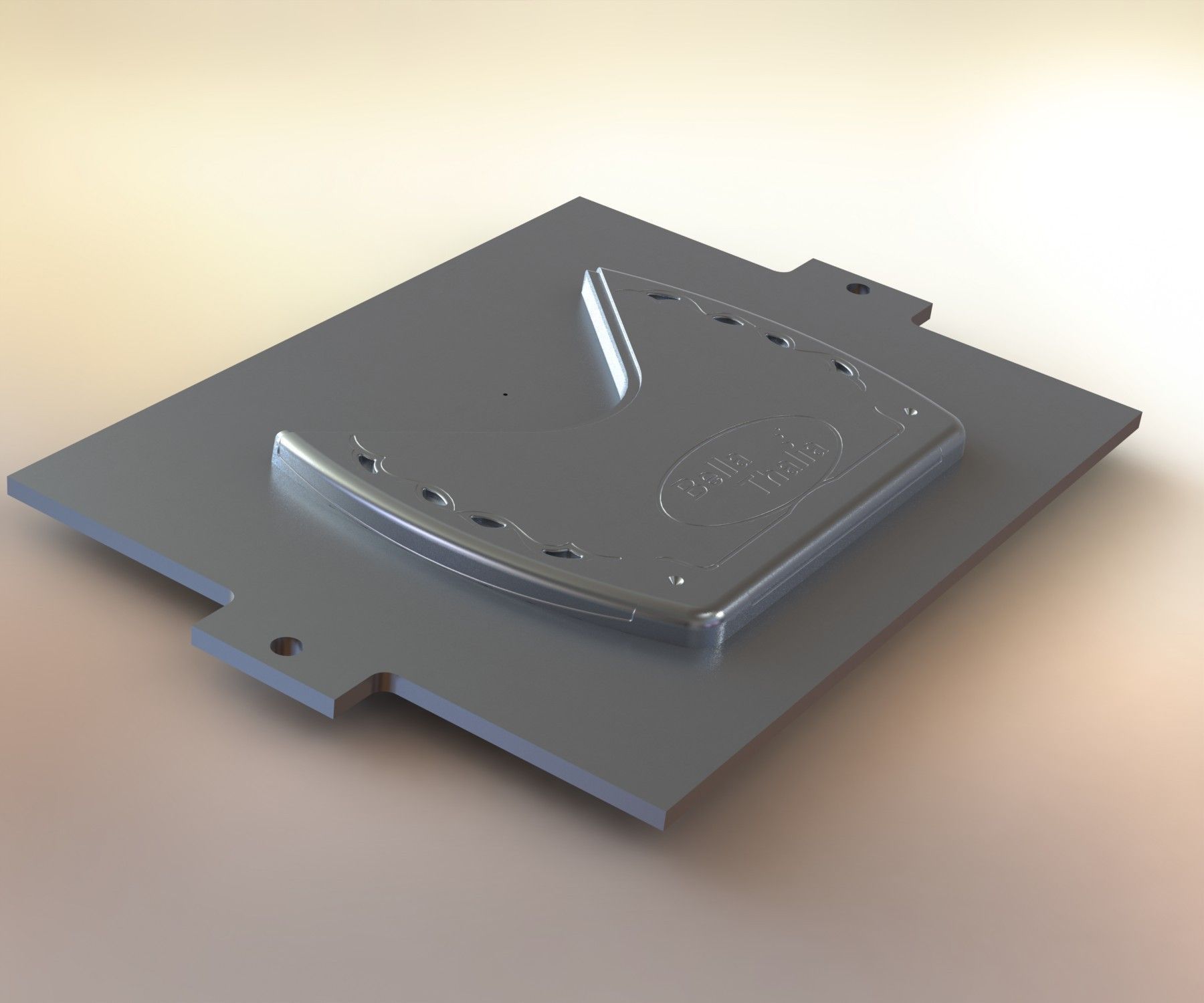 Match plate pattern 01 3D | CGTrader