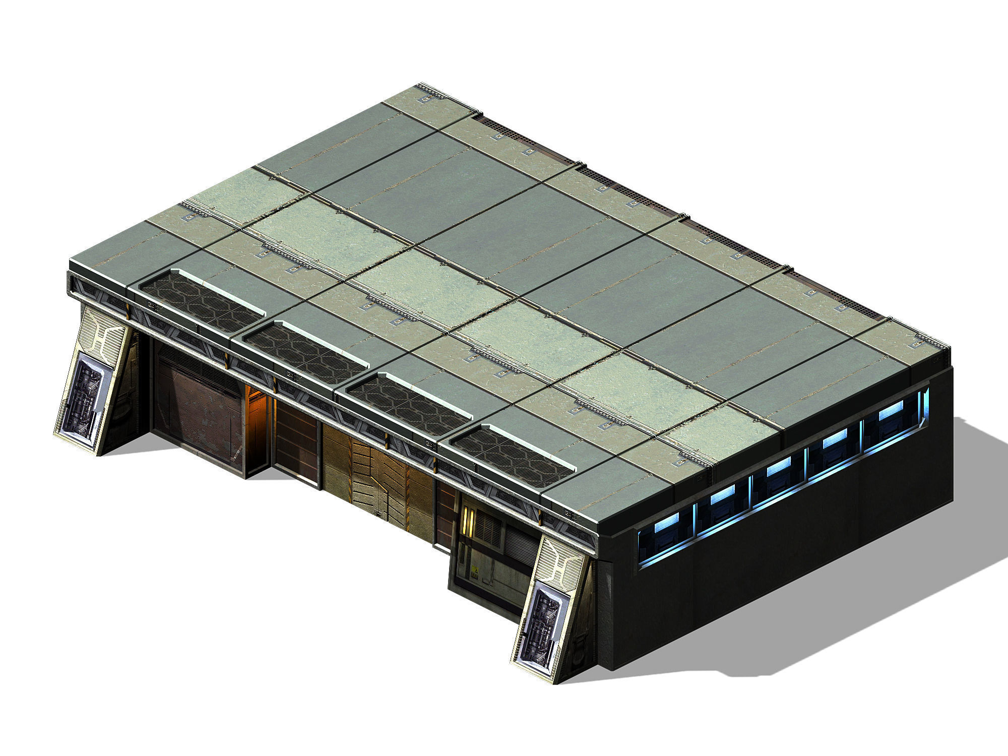 Heterogeneous-architectural-urban housing 3D model