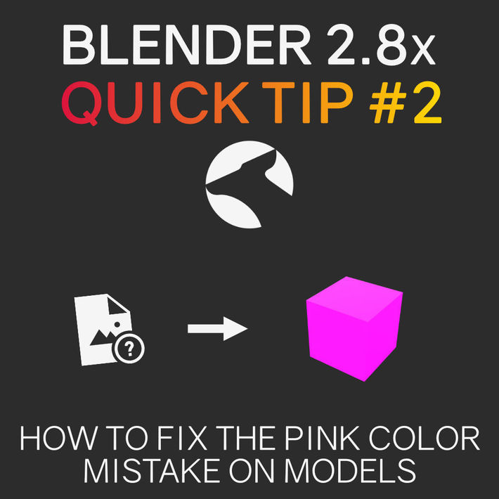 How to fix the Pink colored model in Blender