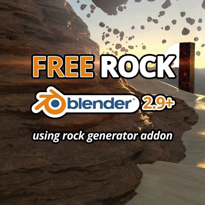How To Make Rocks In Blender 2 9 With Rock Generator Addon How To Make Rocks In Blender 2 9 With Rock Generator Addon