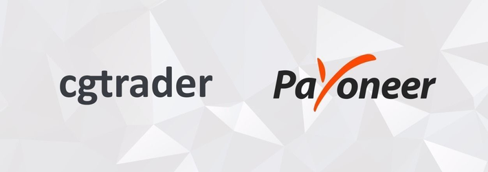 CGTrader launches Payoneer as a payment method to designers! And there is a good reason to try it...