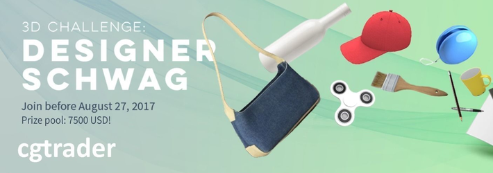3D Challenge: Designer Schwag is over and the winners are…